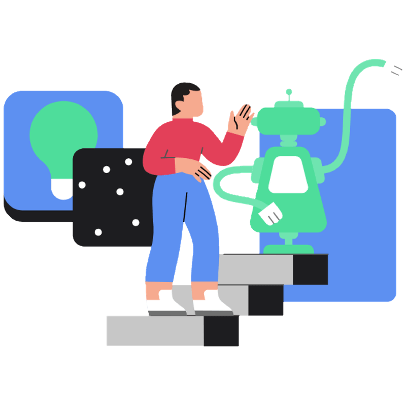 AI course creator illustration